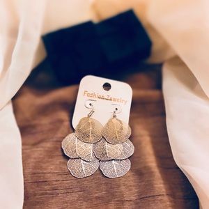 Silver Leaf earrings